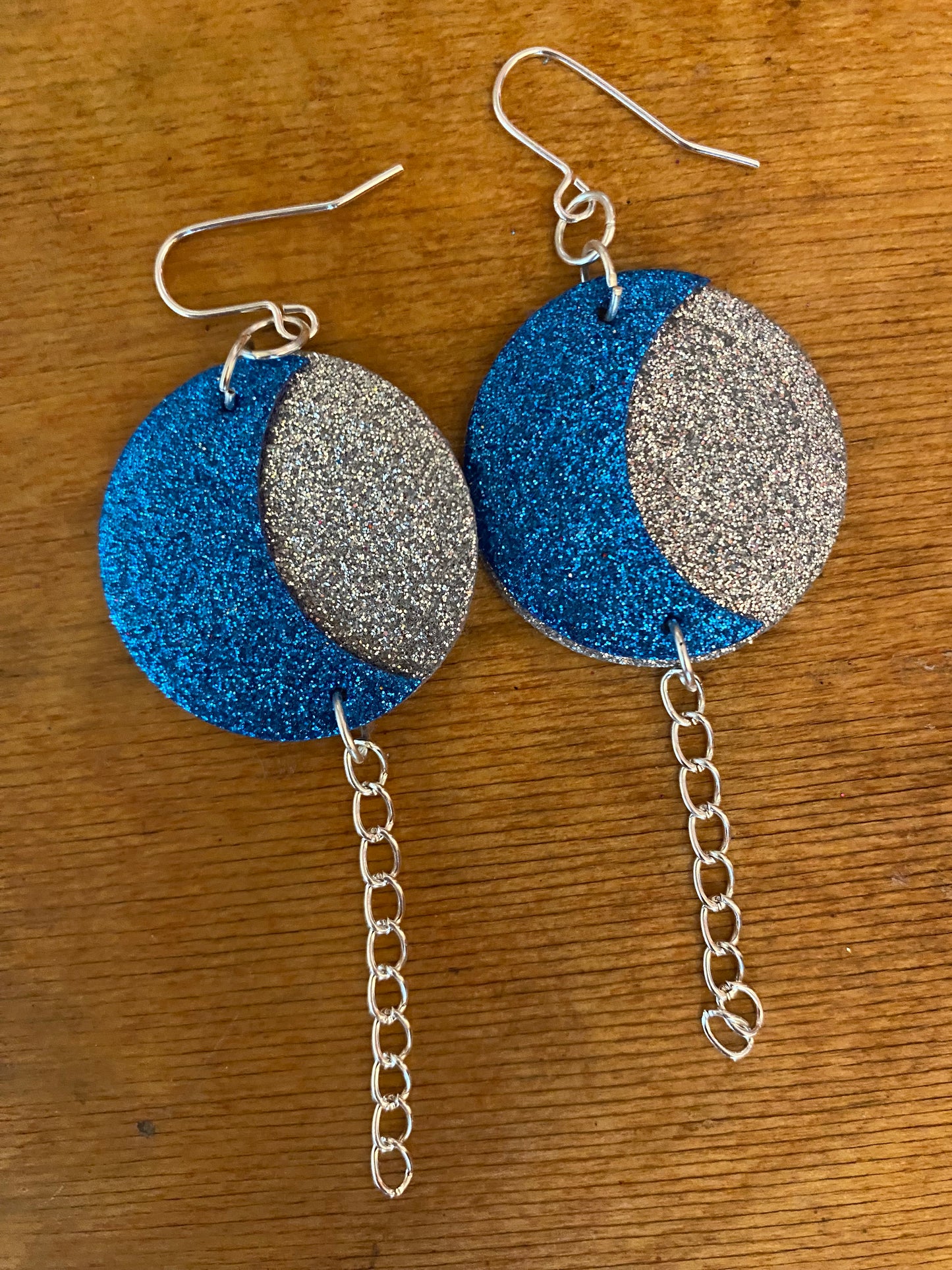 Sparkle Moon earrings