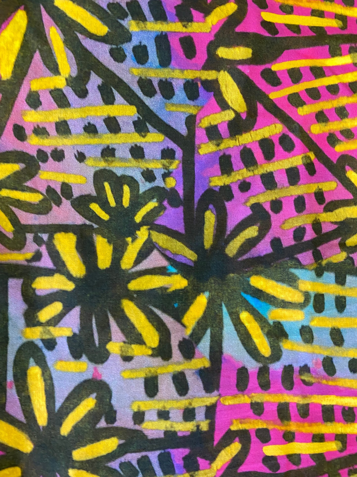 Fat Quarter - 1980s Flowers