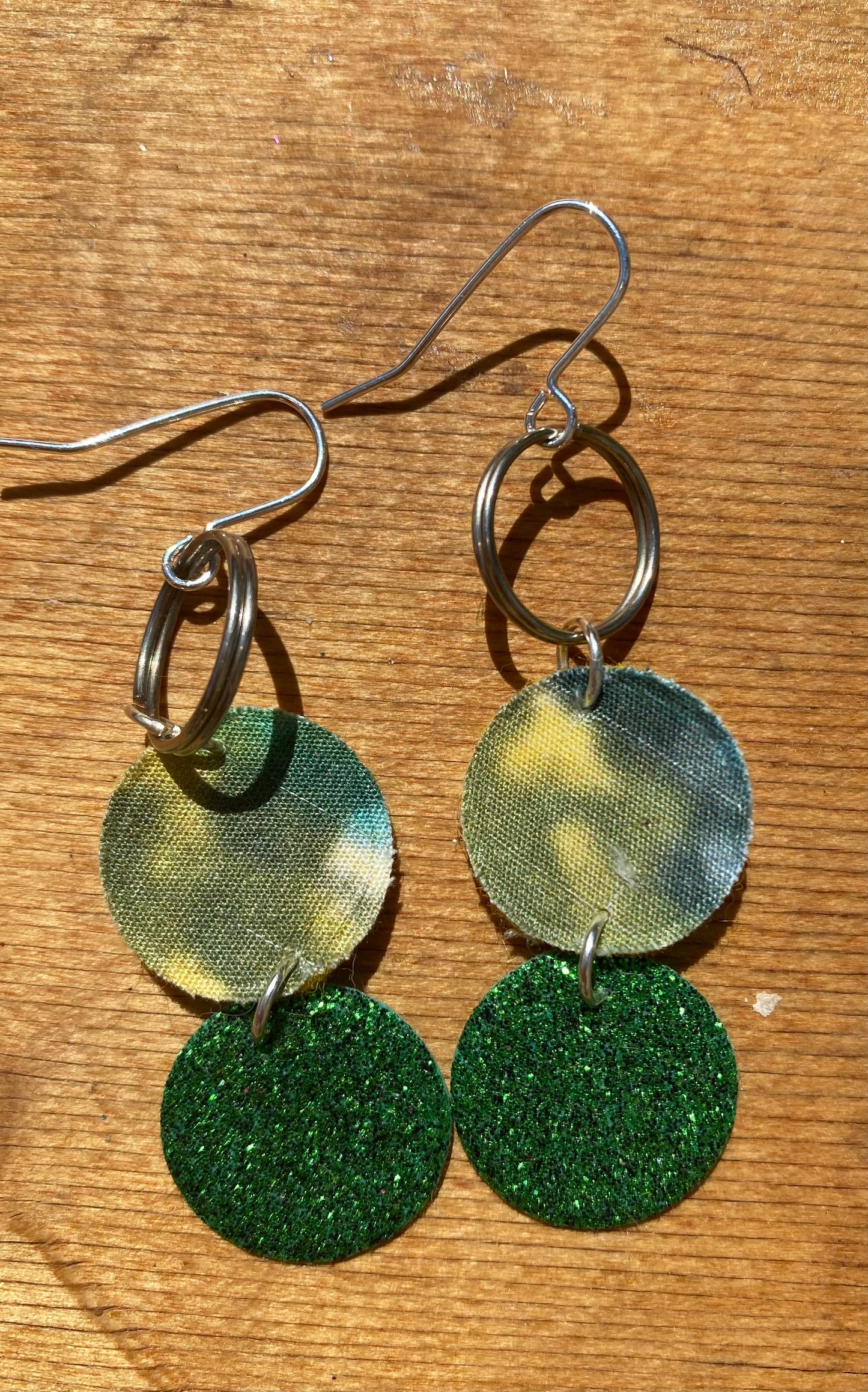 Sparkle Circle and hoop Earrings