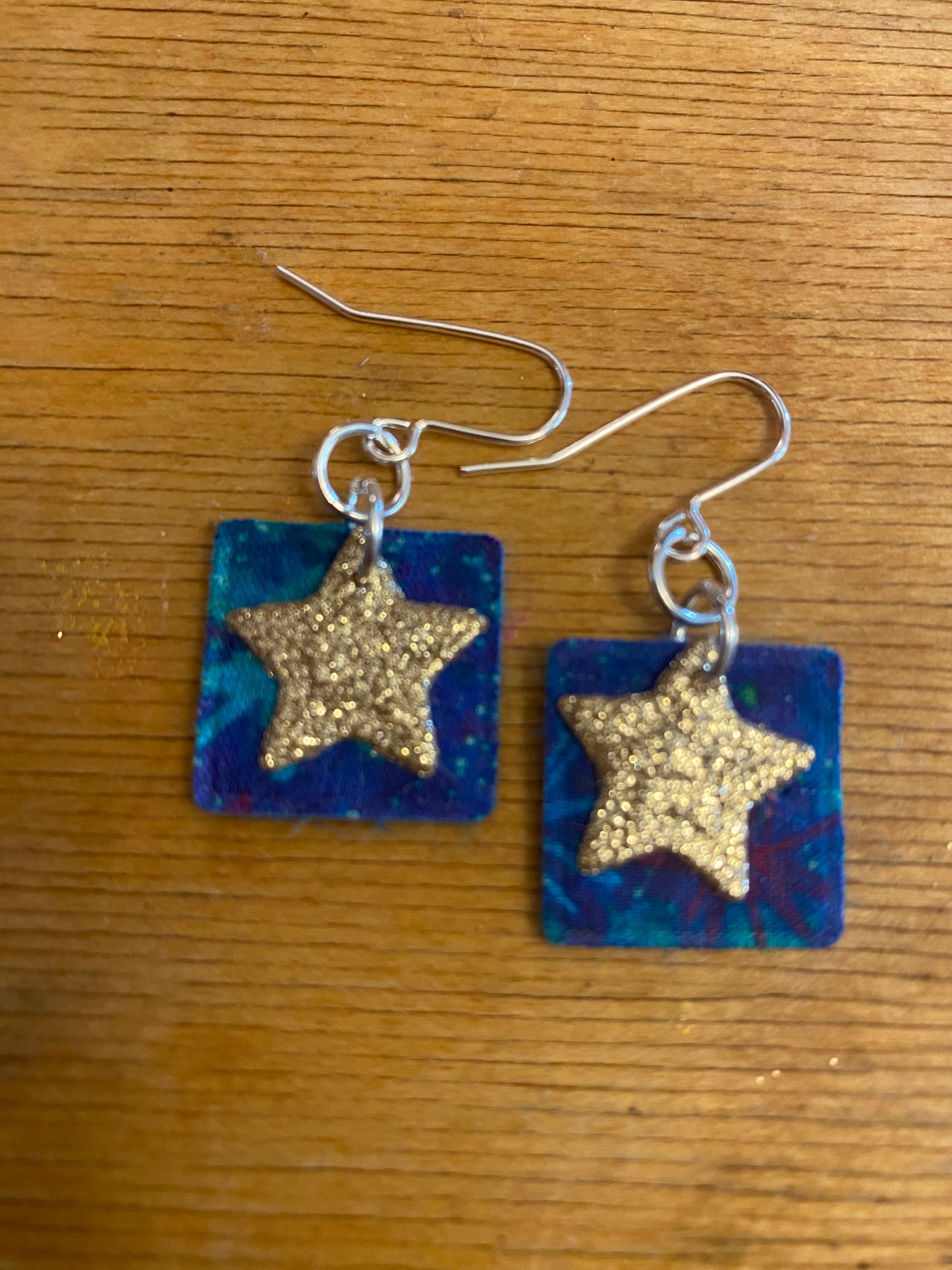 Celestial star earrings