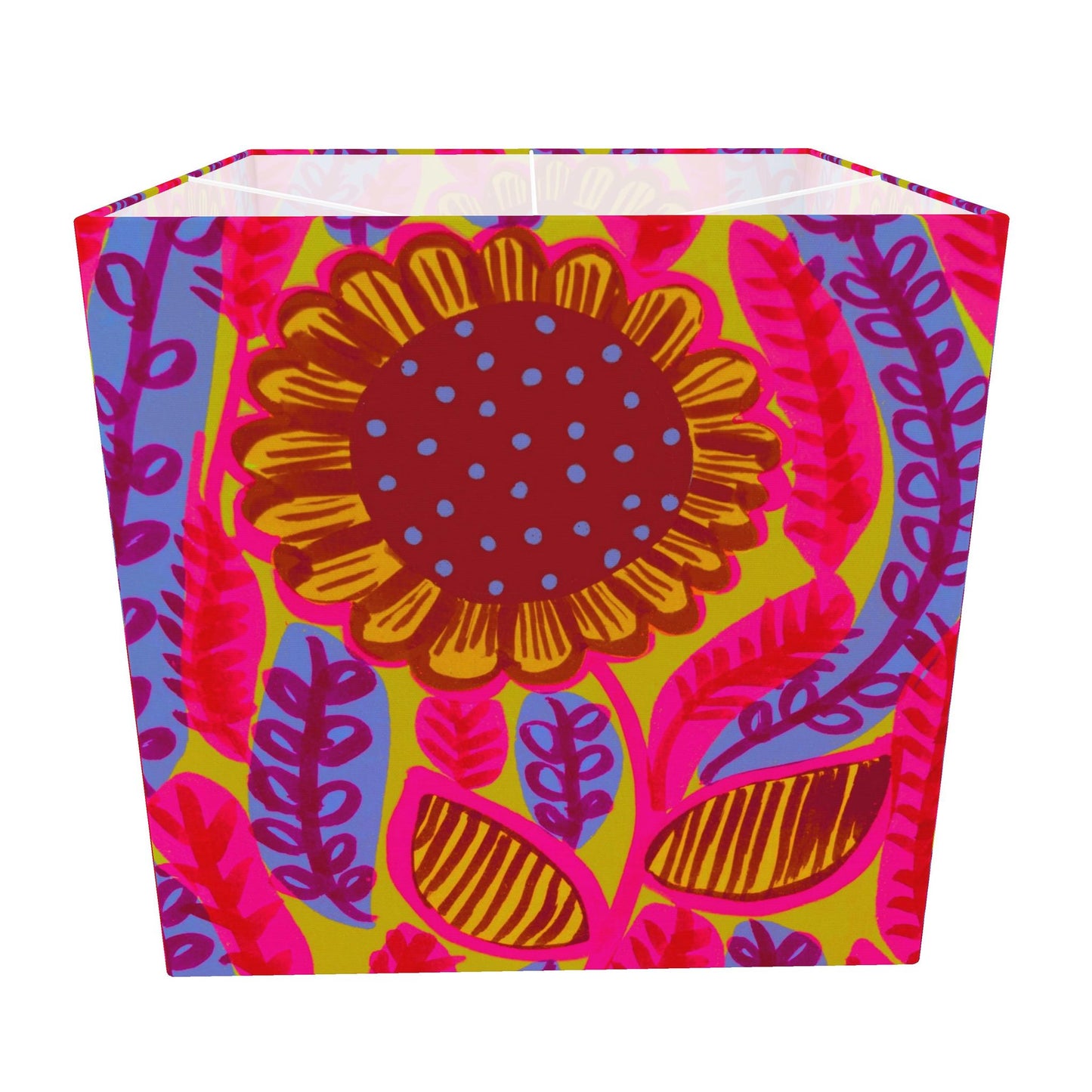 Vintage Brights Square Lamp Shade