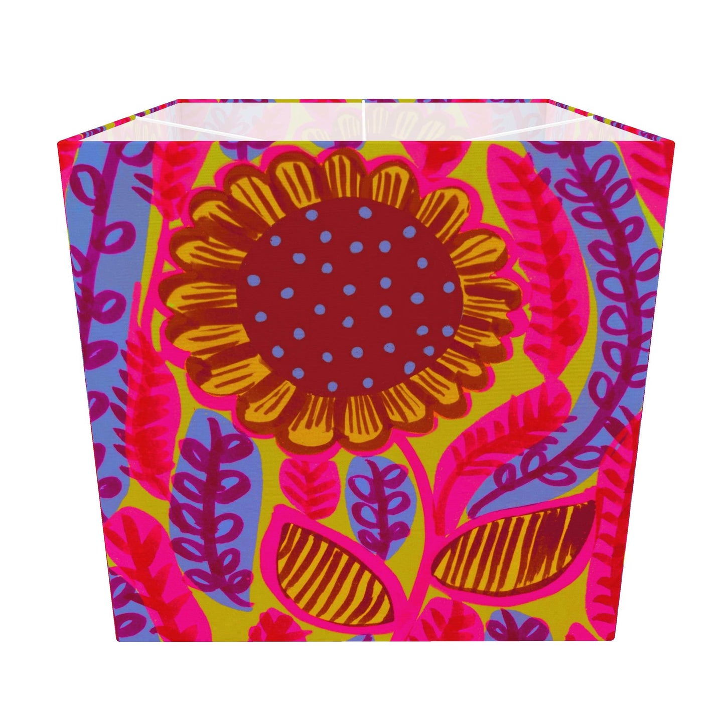 Vintage Brights Square Lamp Shade