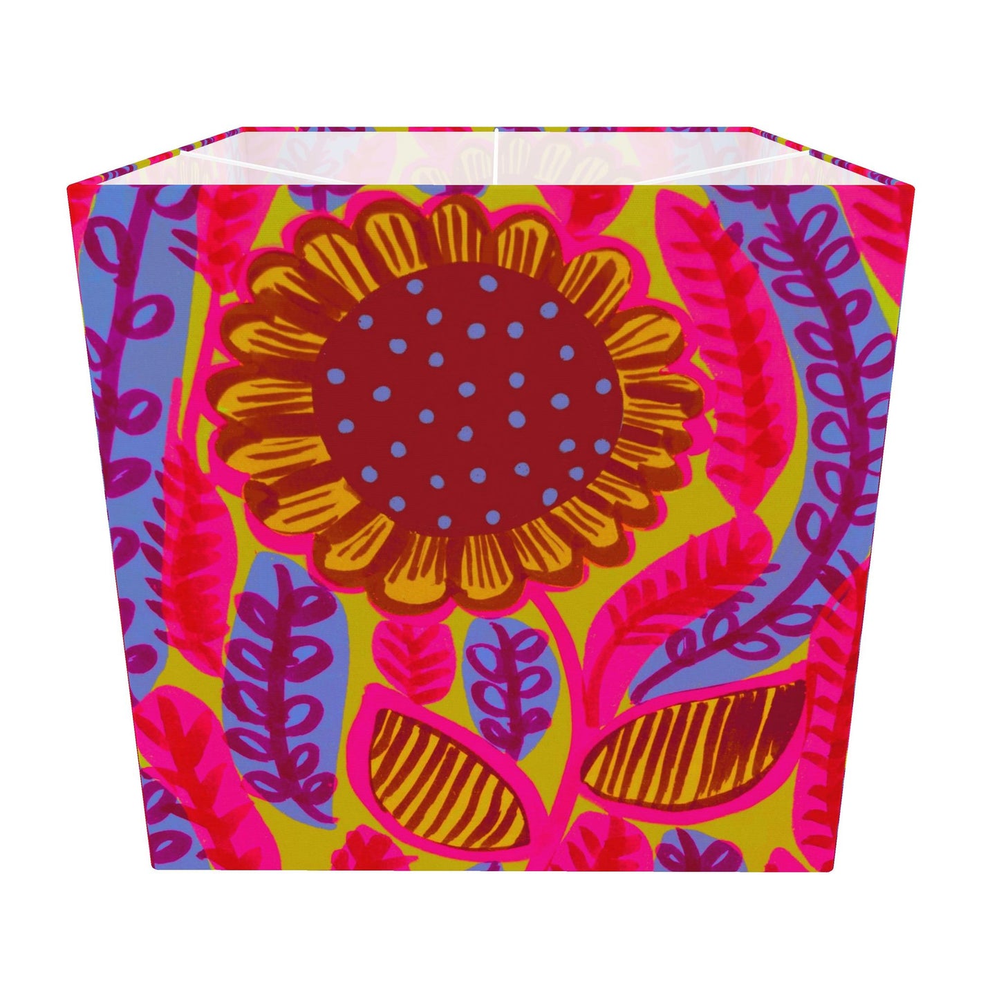 Vintage Brights Square Lamp Shade