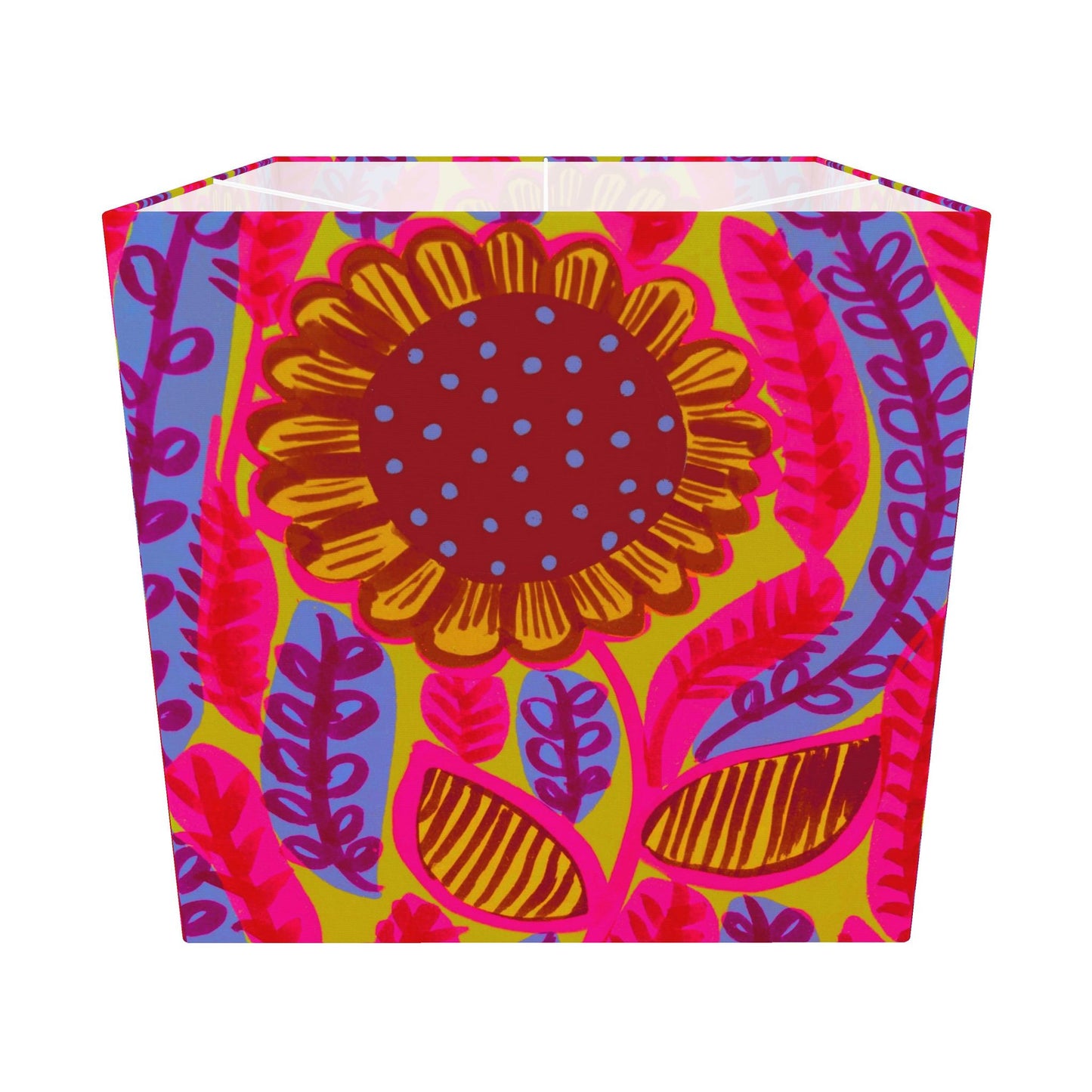 Vintage Brights Square Lamp Shade