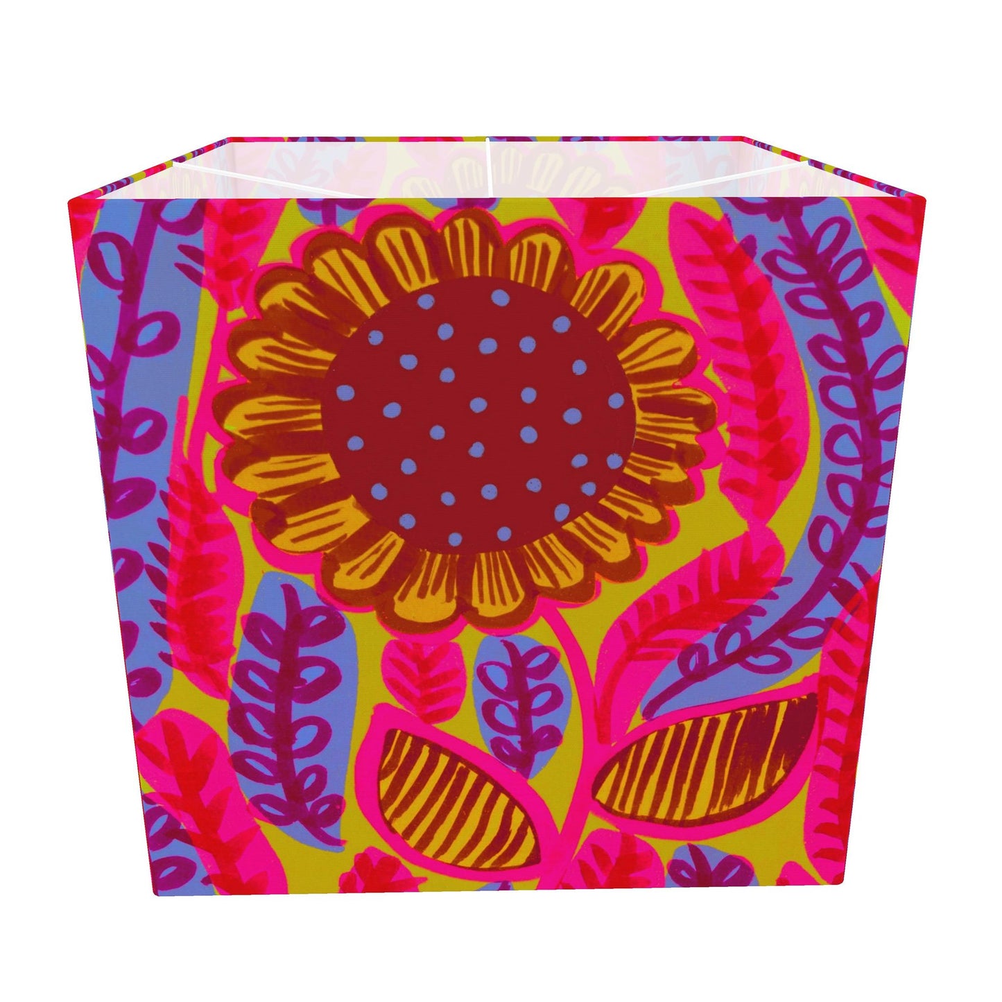 Square Lamp Shade Vintage Brights