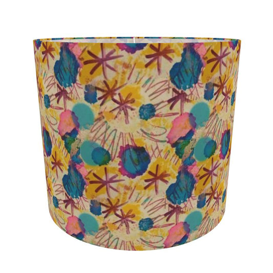 Sketching Stars Drum Lamp Shade