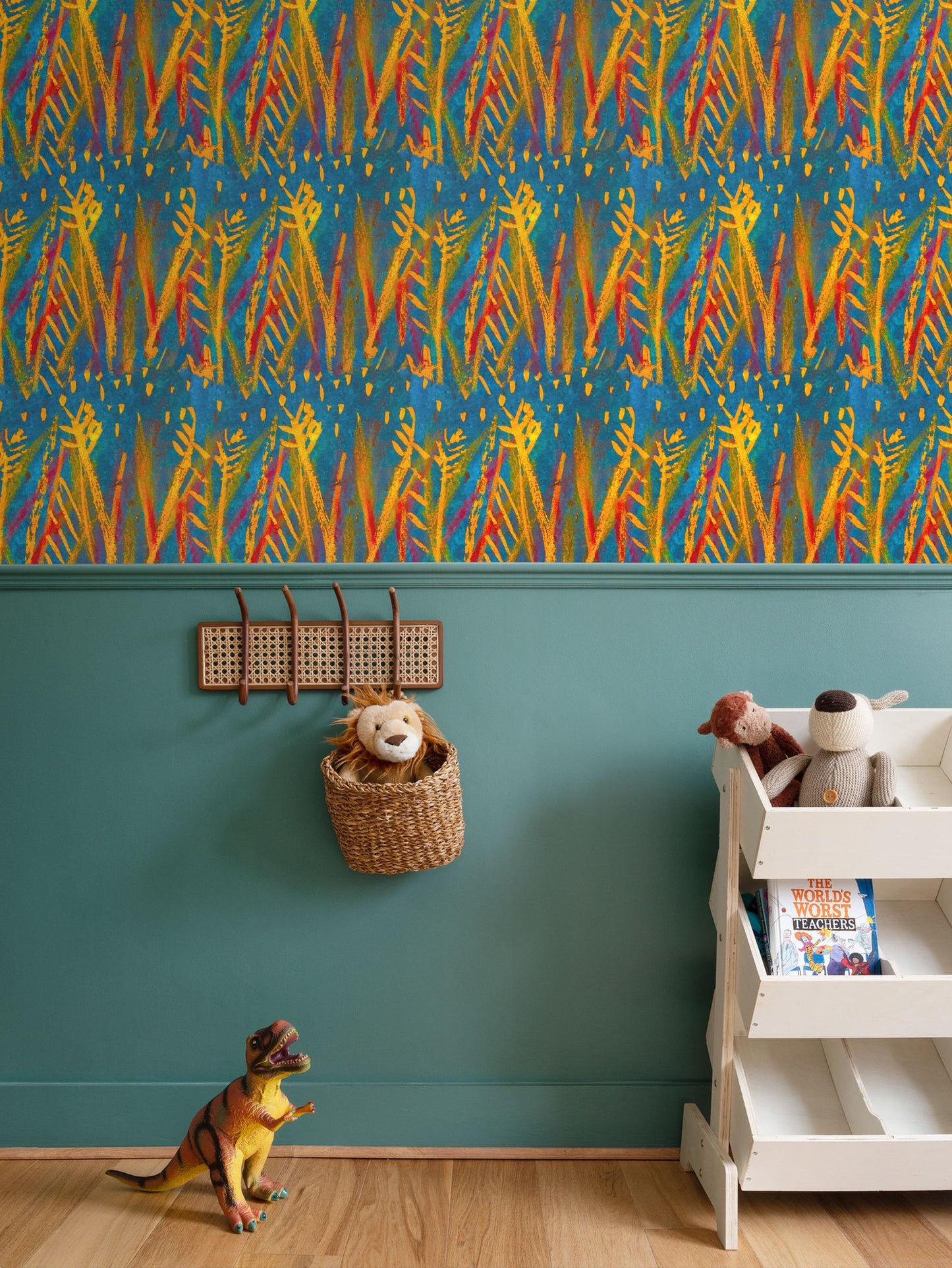 Wheat field Repeat Pattern Wallpaper