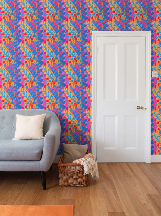 Heatwave Repeat Pattern Wallpaper