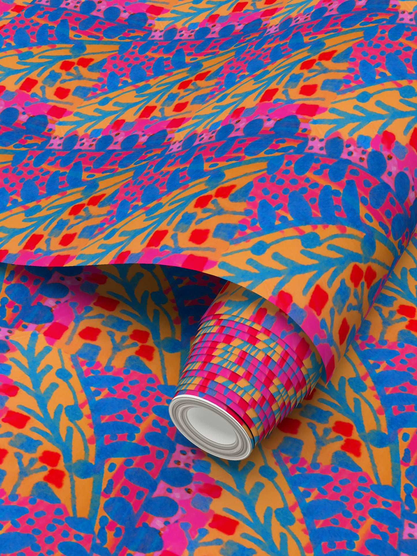 Heatwave Repeat Pattern Wallpaper