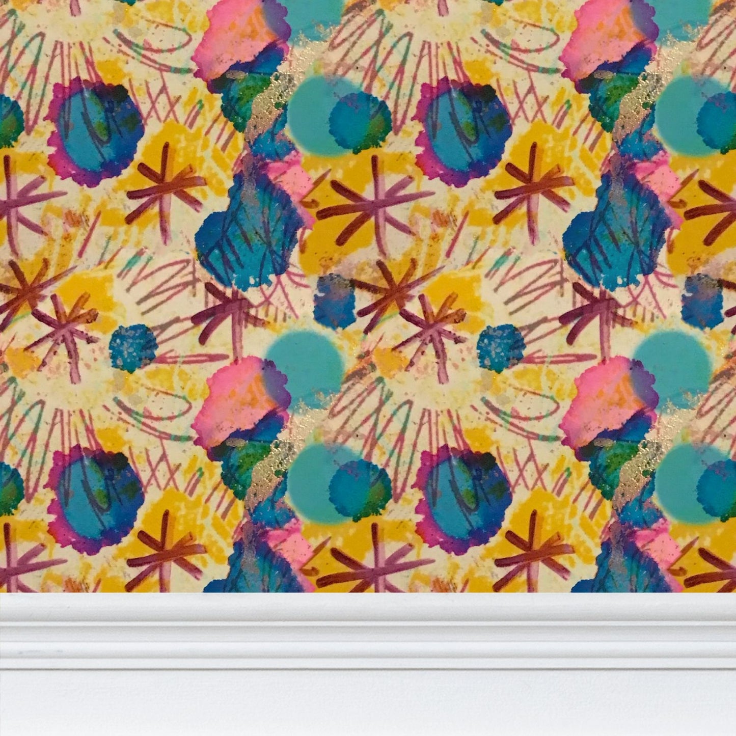 Sketching Stars Repeat Pattern Wallpaper
