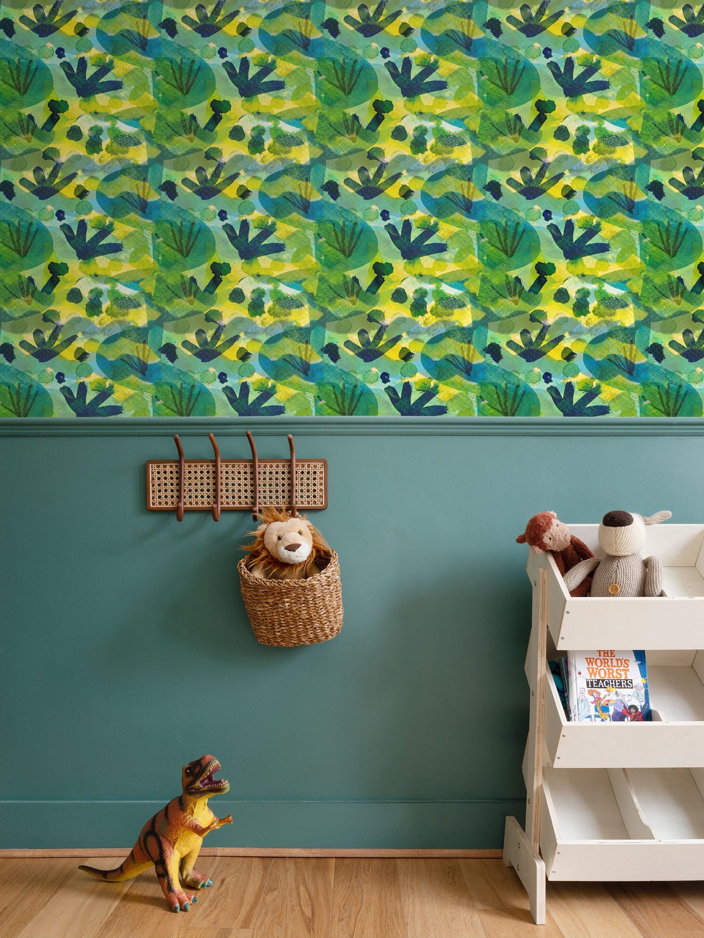 Pond Life Repeat Pattern Wallpaper