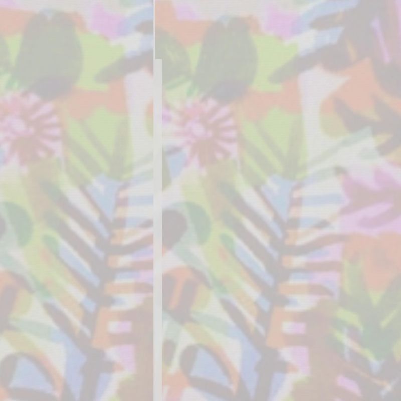 Changing light Flowers Drum Lamp Shade