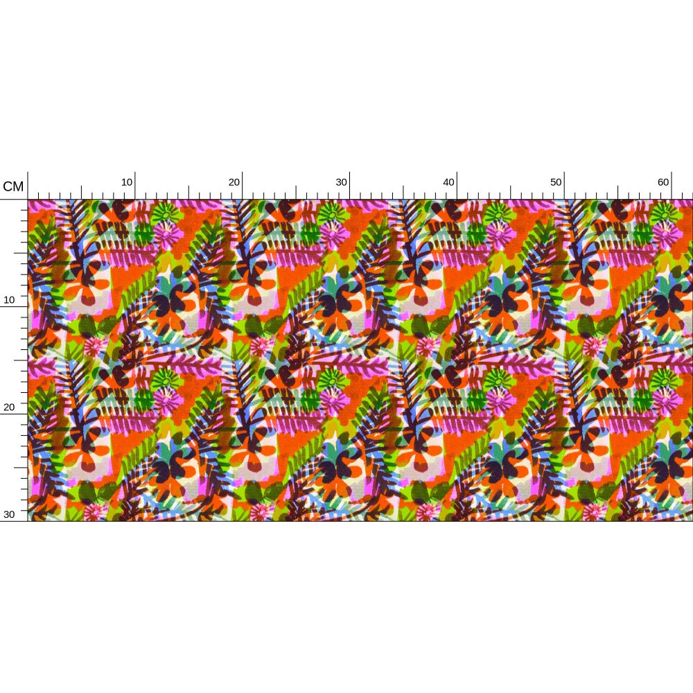 Changing light flowers Repeat Pattern Wallpaper