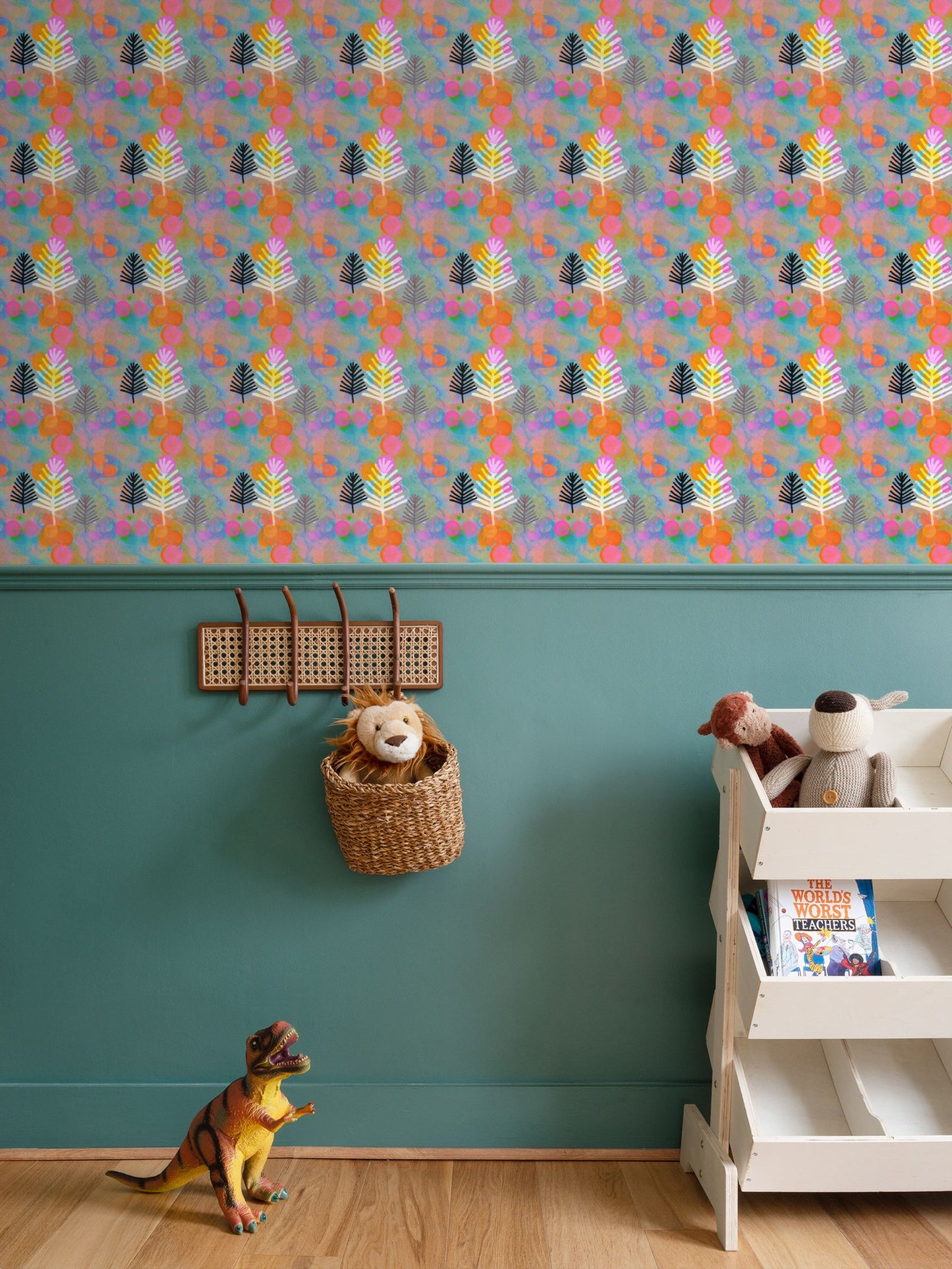 Bubble Trees Repeat Pattern Wallpaper