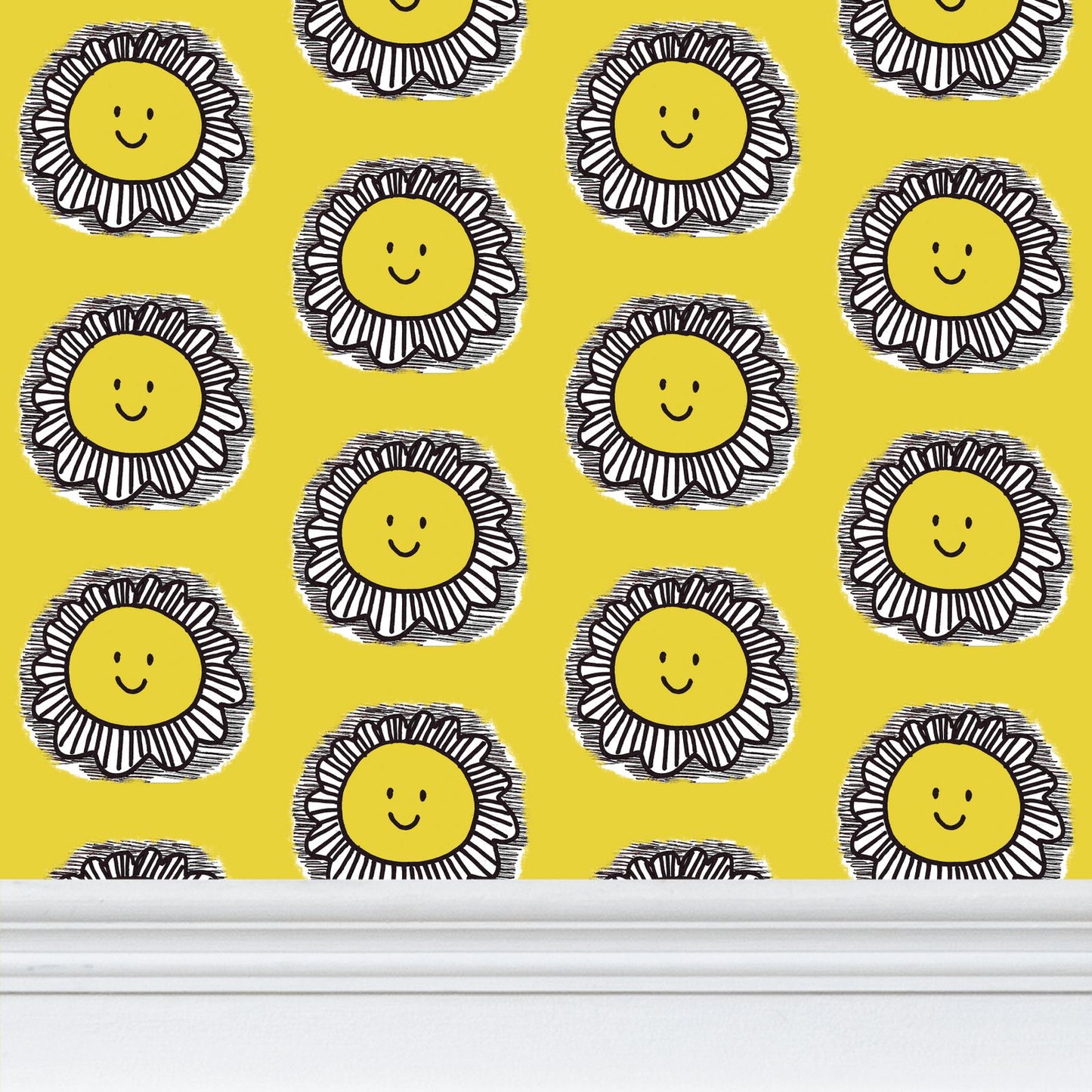 Sunny shine Repeat Pattern Wallpaper