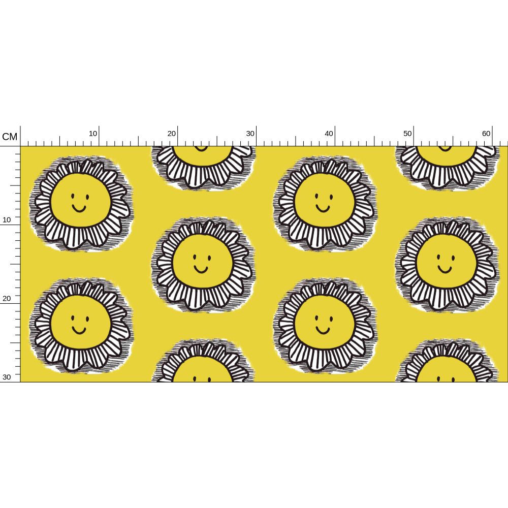 Sunny shine Repeat Pattern Wallpaper