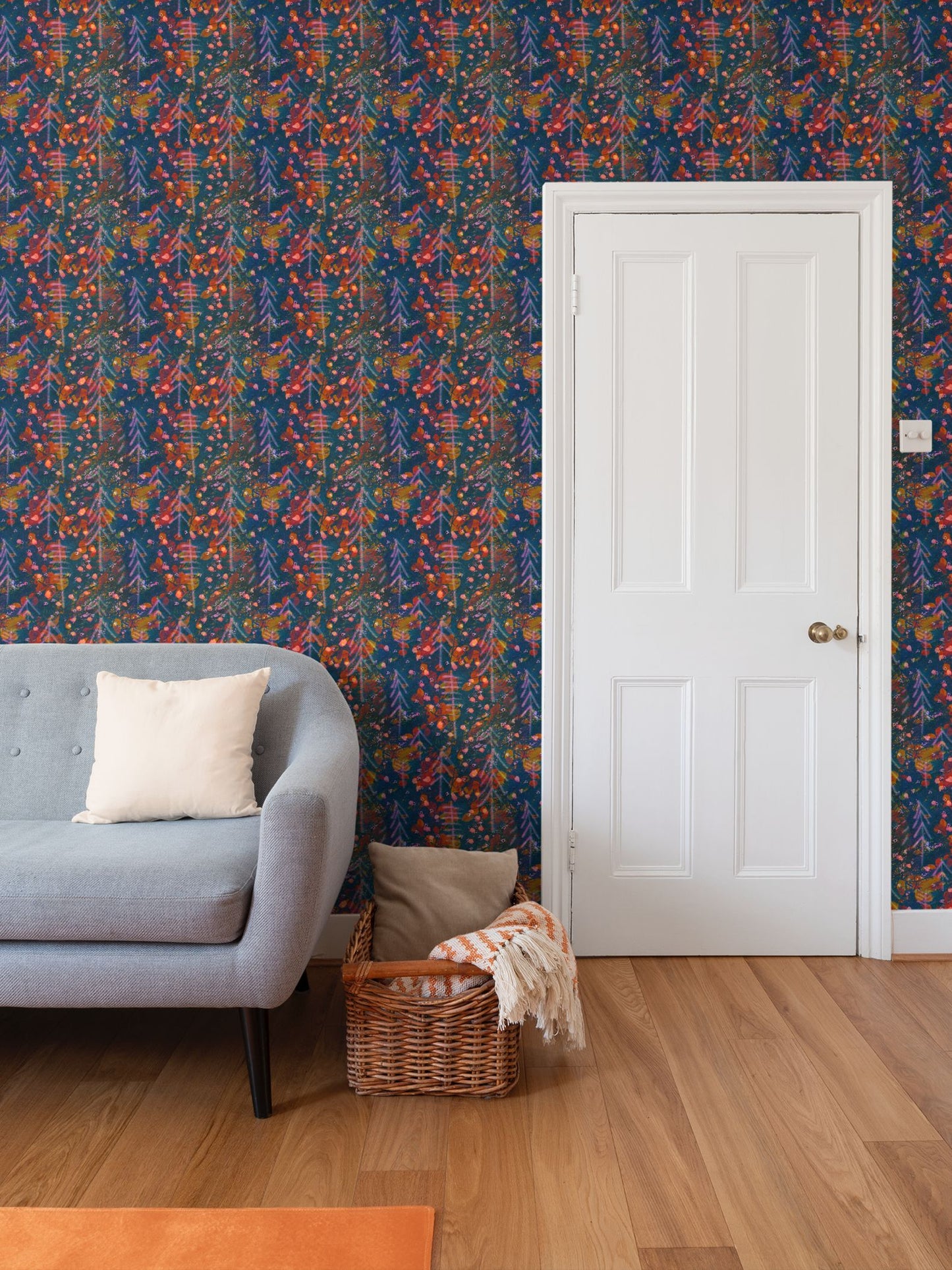 Autumnal light Repeat Pattern Wallpaper