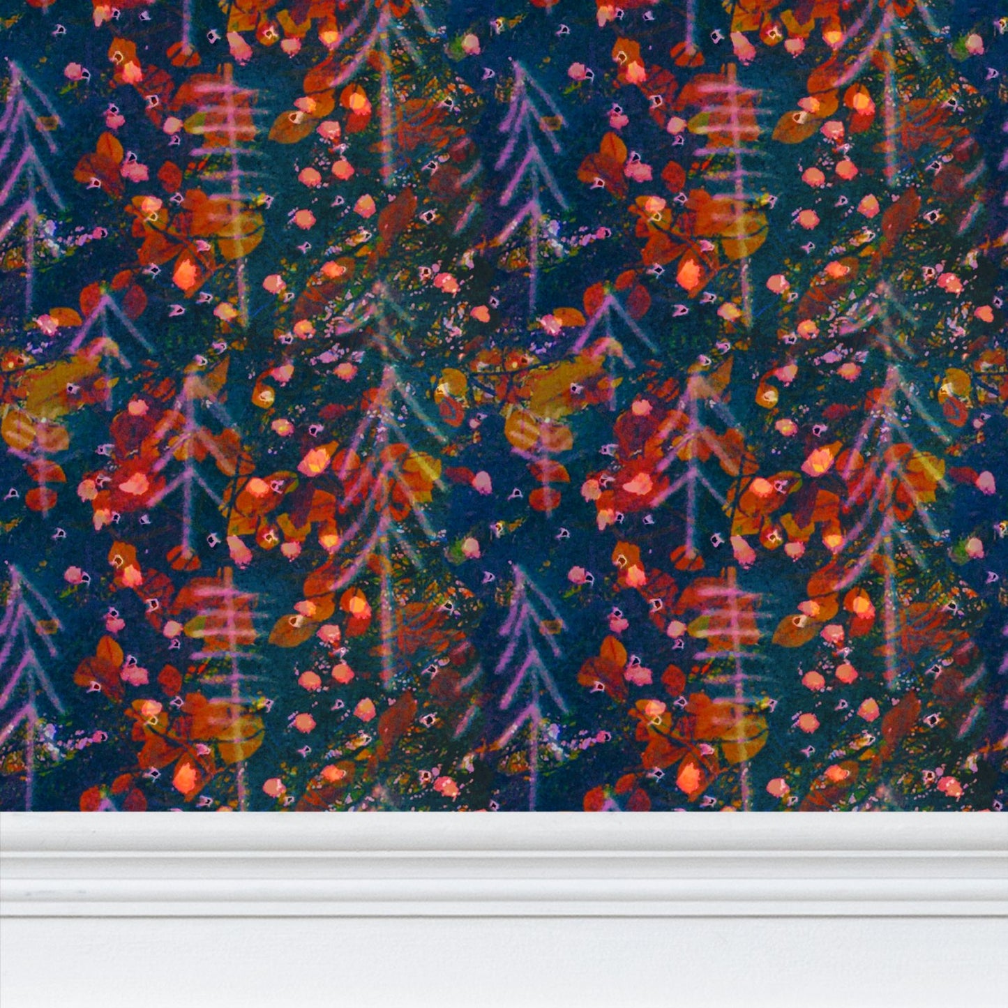 Autumnal light Repeat Pattern Wallpaper