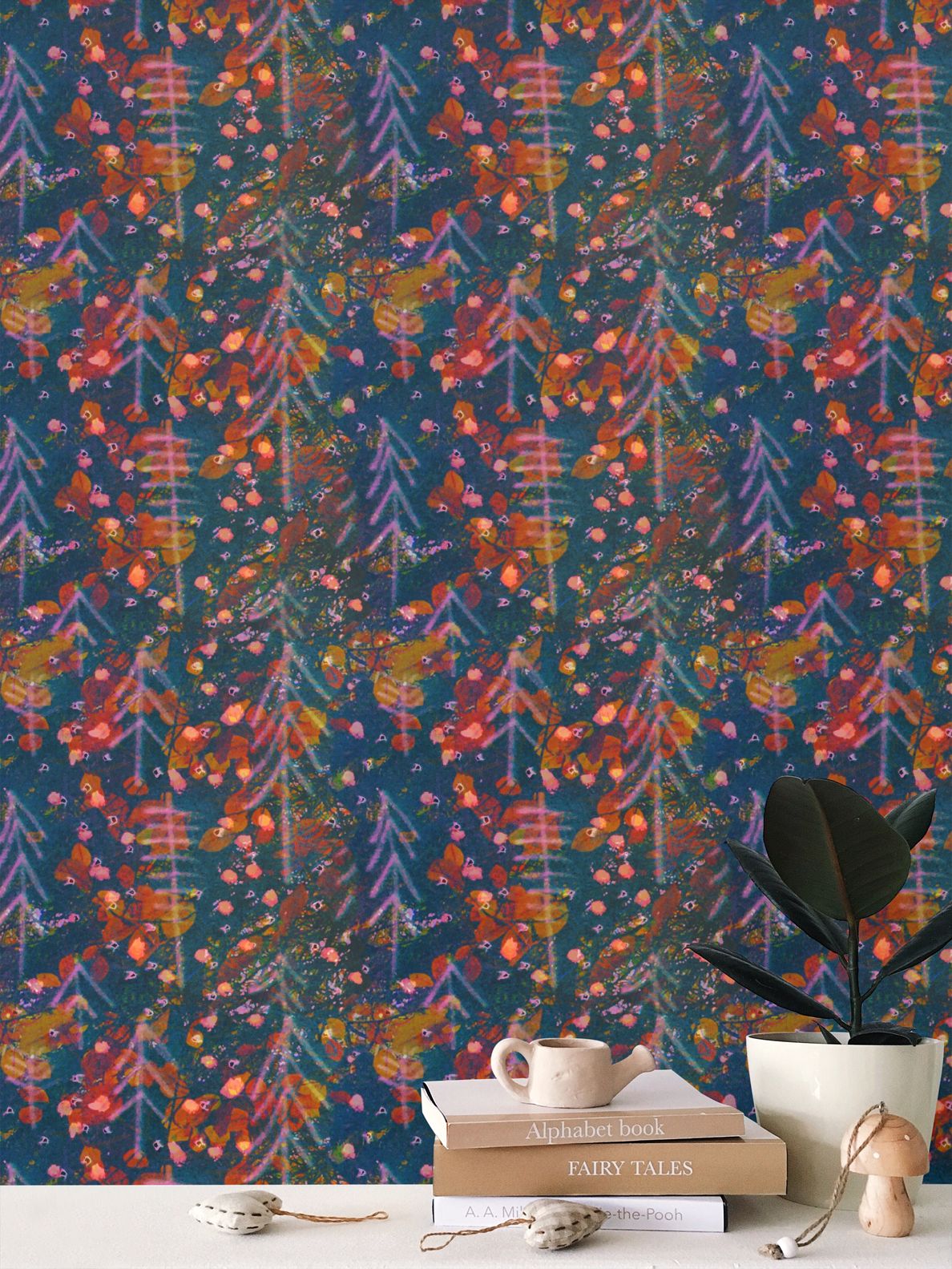 Autumnal light Repeat Pattern Wallpaper
