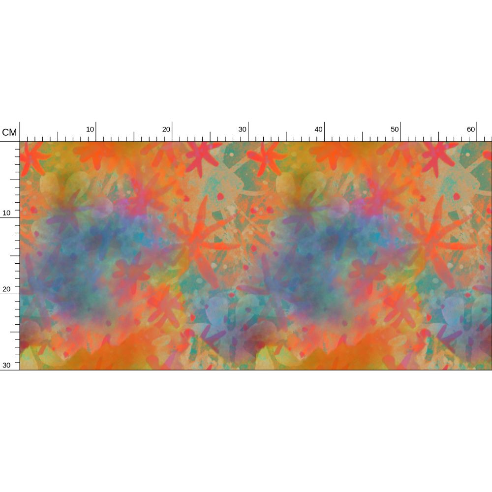 Sunlit Stars Repeat Pattern Wallpaper