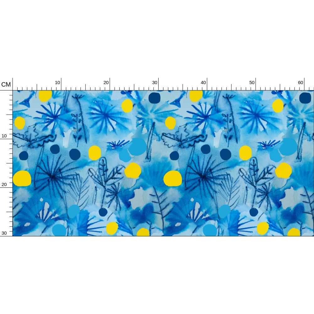 Watercolour spring Repeat Pattern Wallpaper