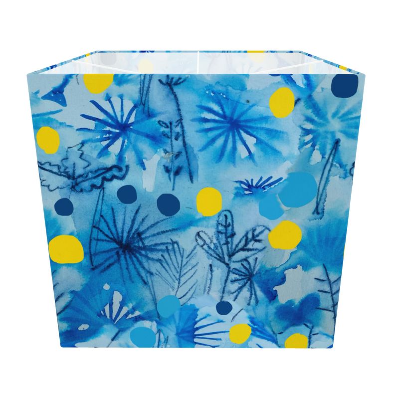 Watercolour spring Square Lamp Shade