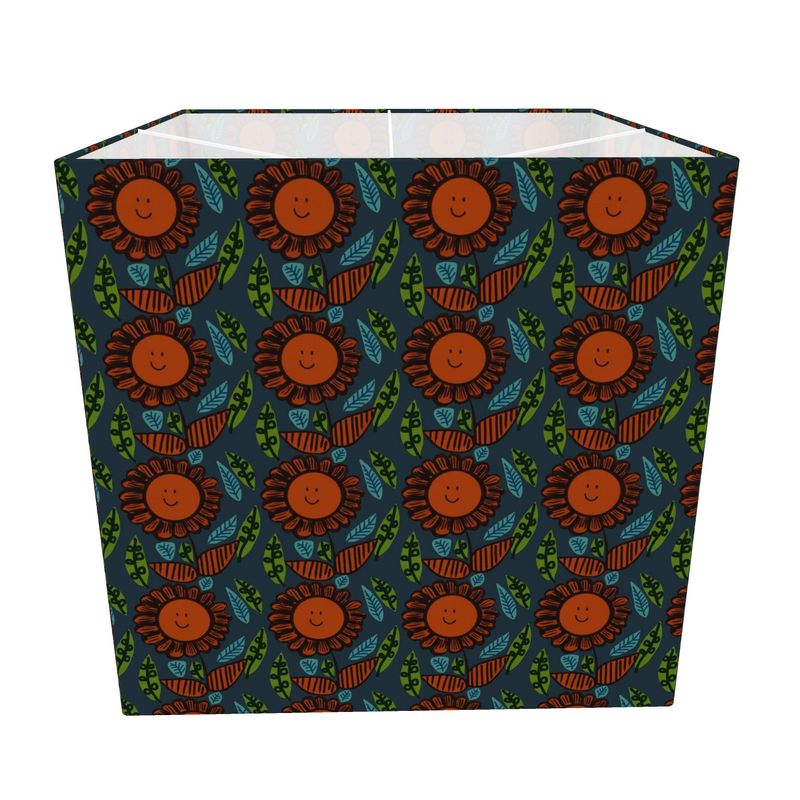 Happy Flower Square Lamp Shade