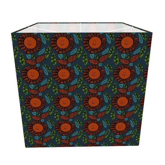 Happy Flower Square Lamp Shade