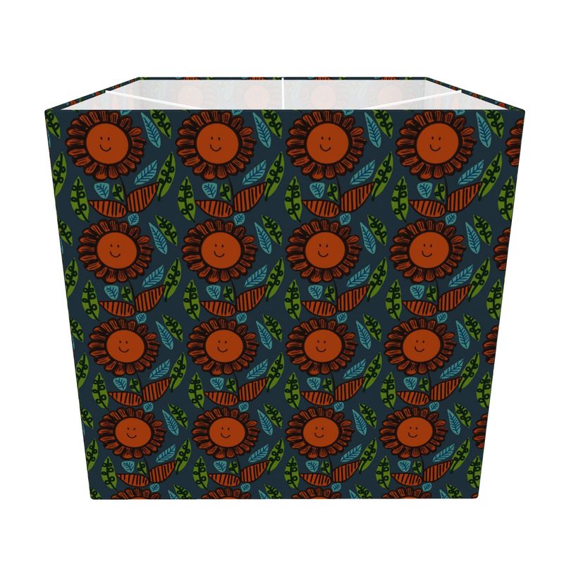 Happy Flower Square Lamp Shade