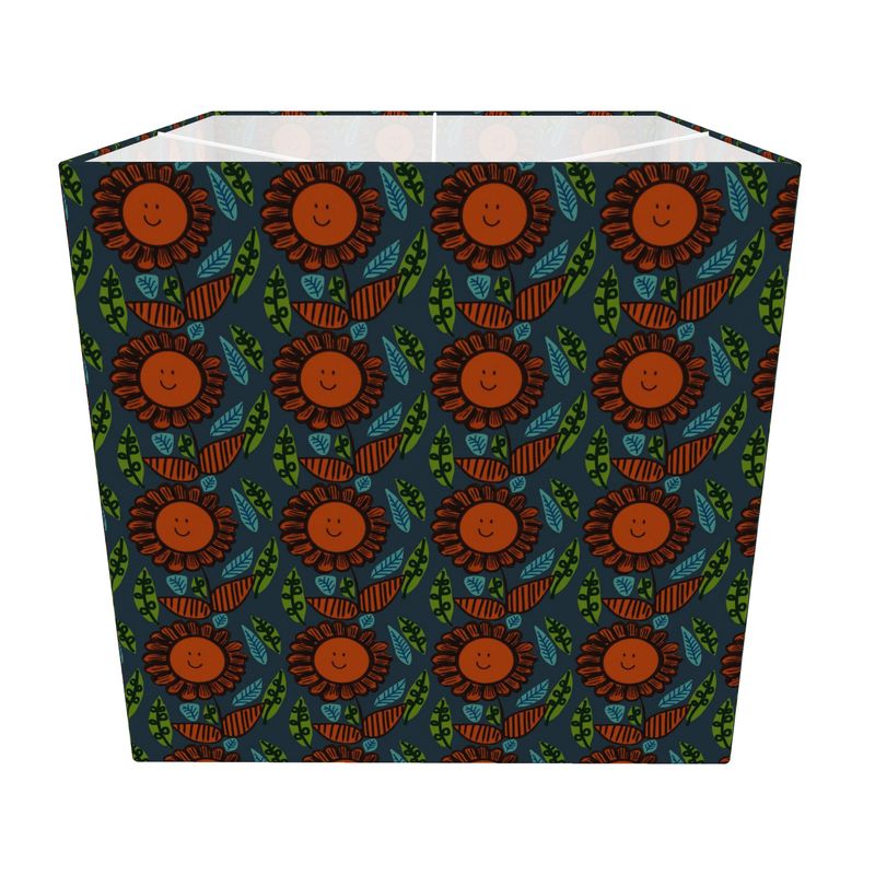 Happy Flower Square Lamp Shade