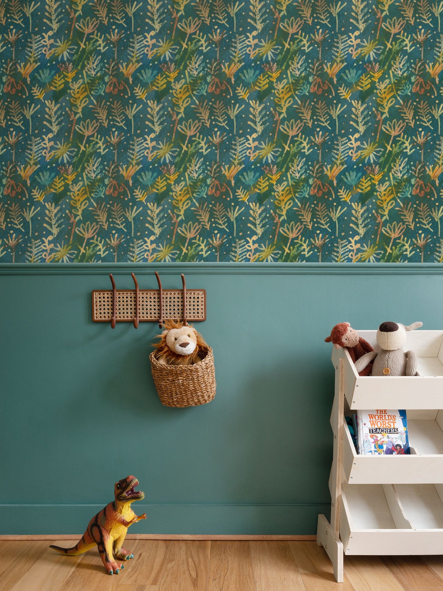 Sunlight leaves Repeat Pattern Wallpaper