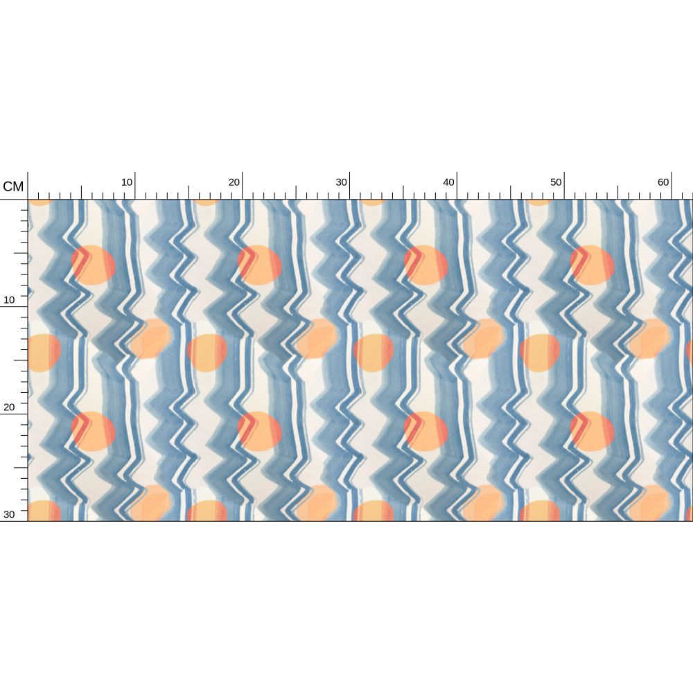 Waves Repeat Pattern Wallpaper