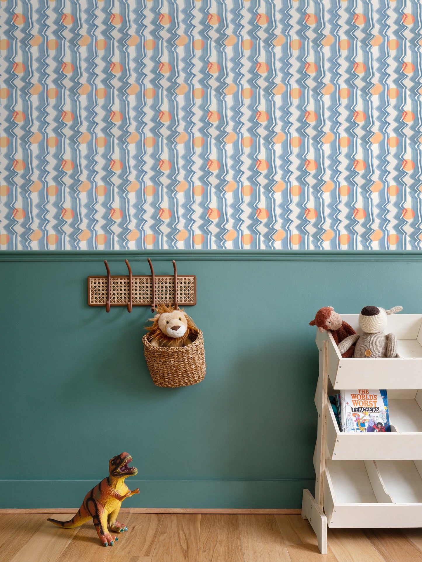Waves Repeat Pattern Wallpaper