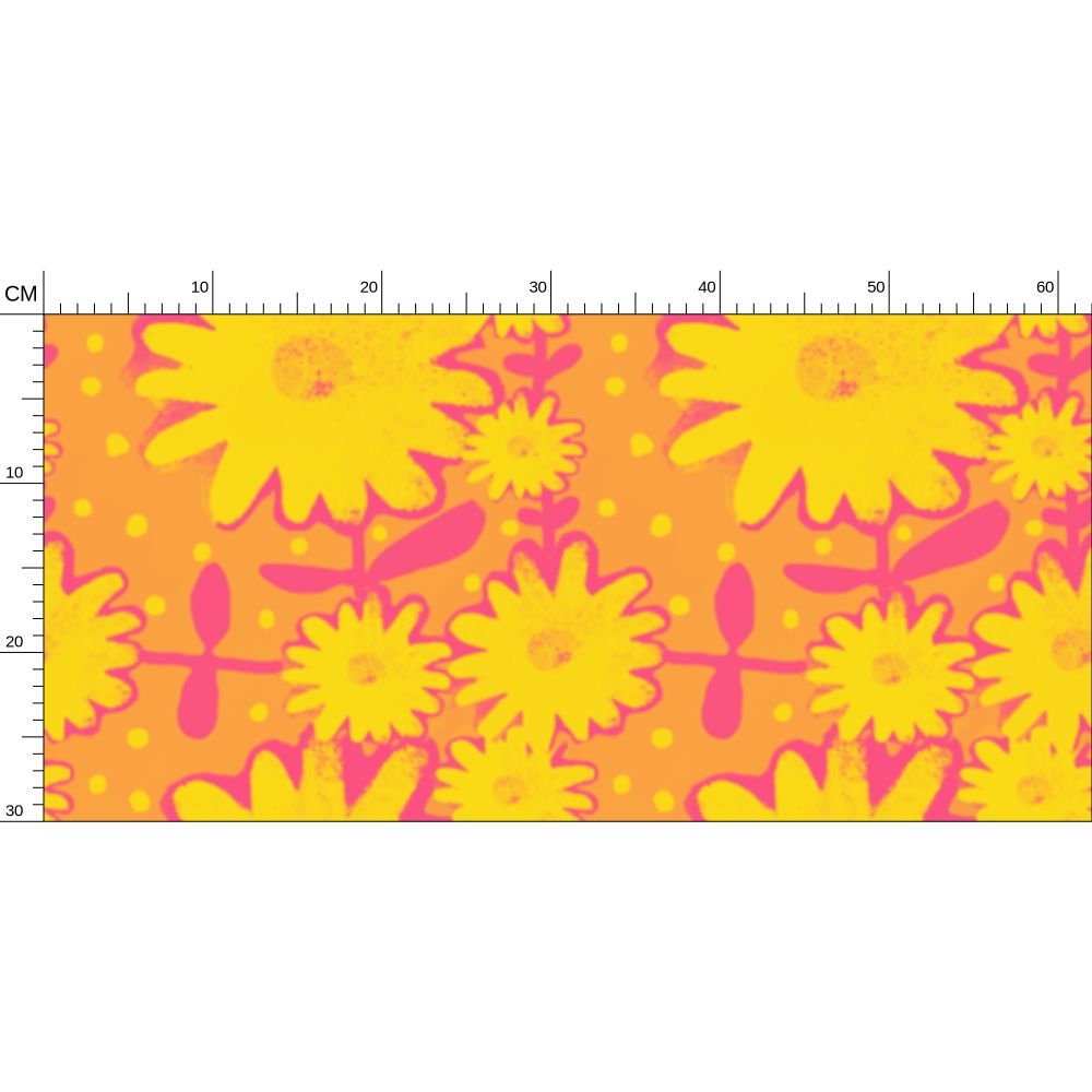 Daisy Daisy Repeat Pattern Wallpaper