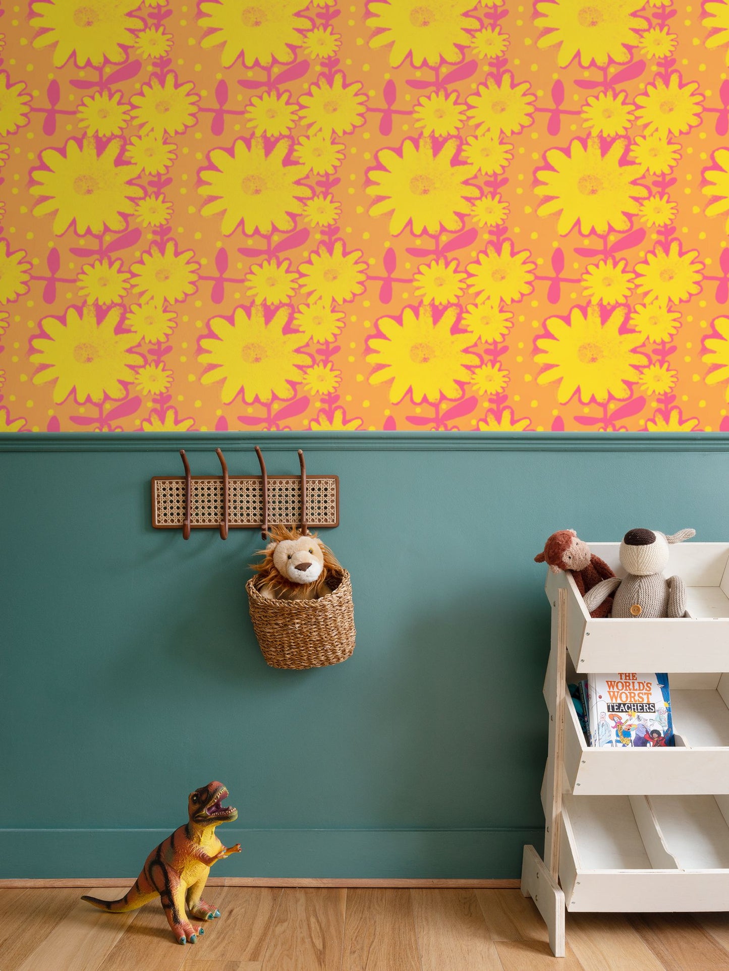 Daisy Daisy Repeat Pattern Wallpaper