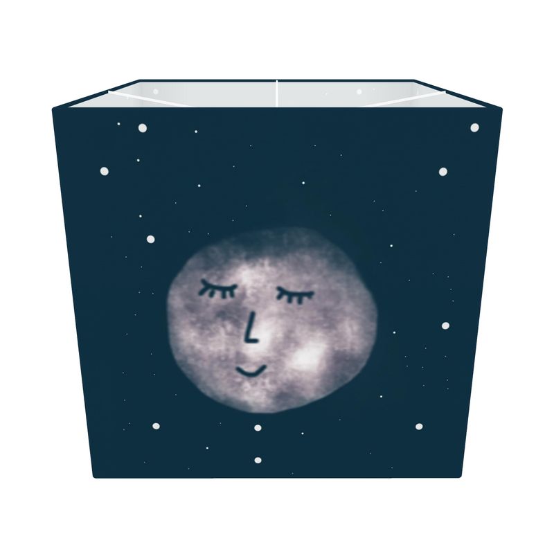 Calm moon and stars Square Lamp Shade