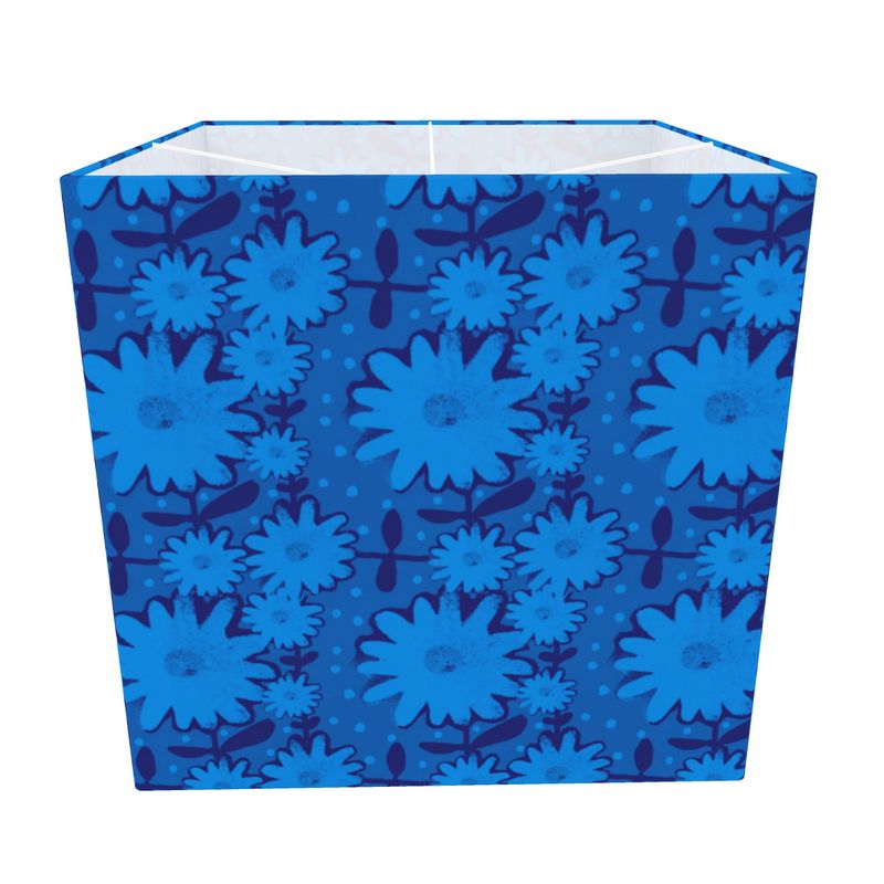 Daisy Daisy blue Square Lamp Shade