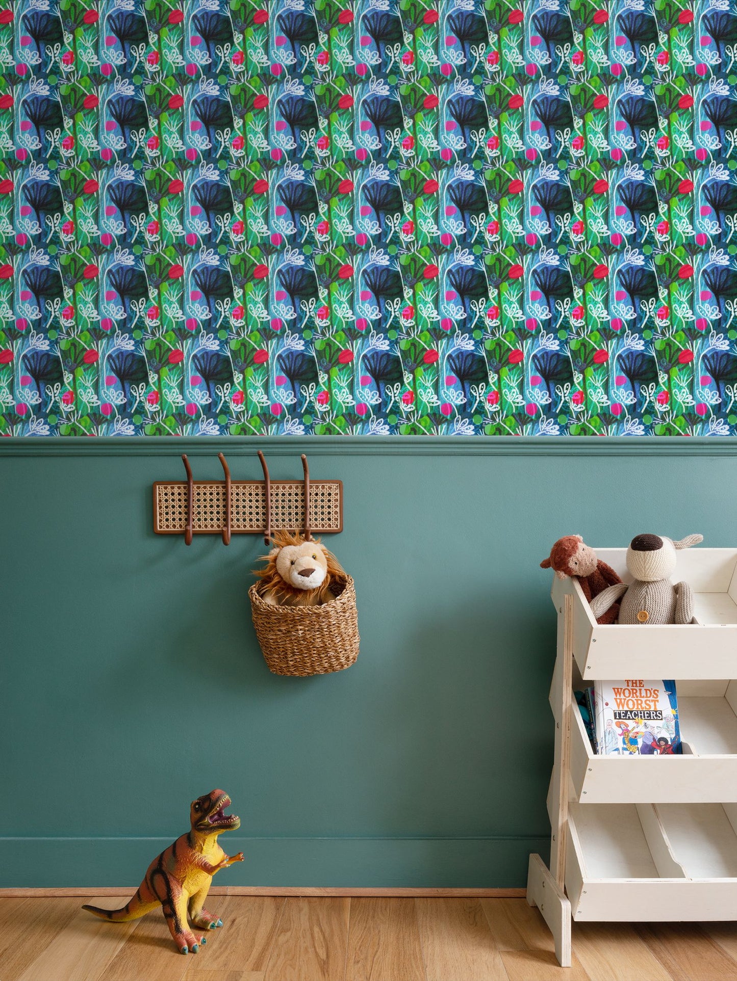 River FlowersRepeat Pattern Wallpaper