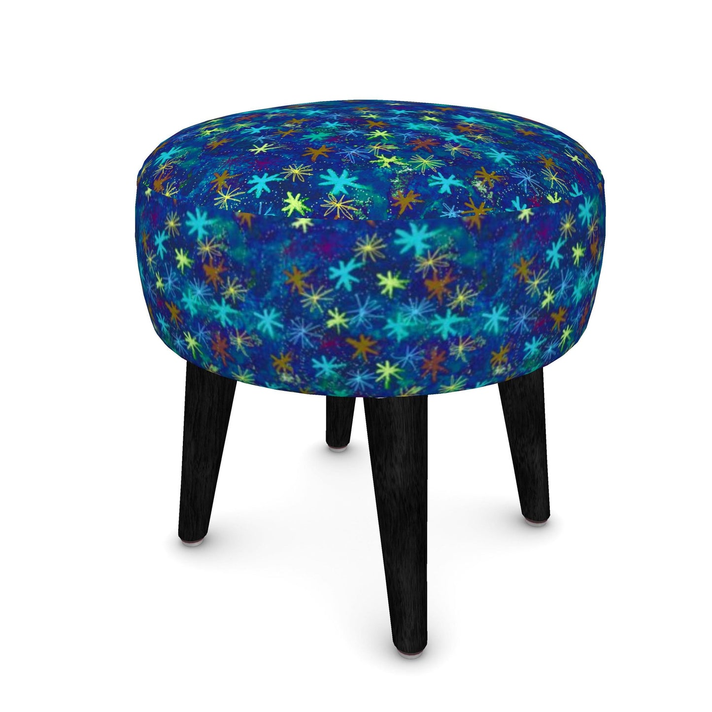 Blue StarryFootstool (Round, Square, Hexagonal)
