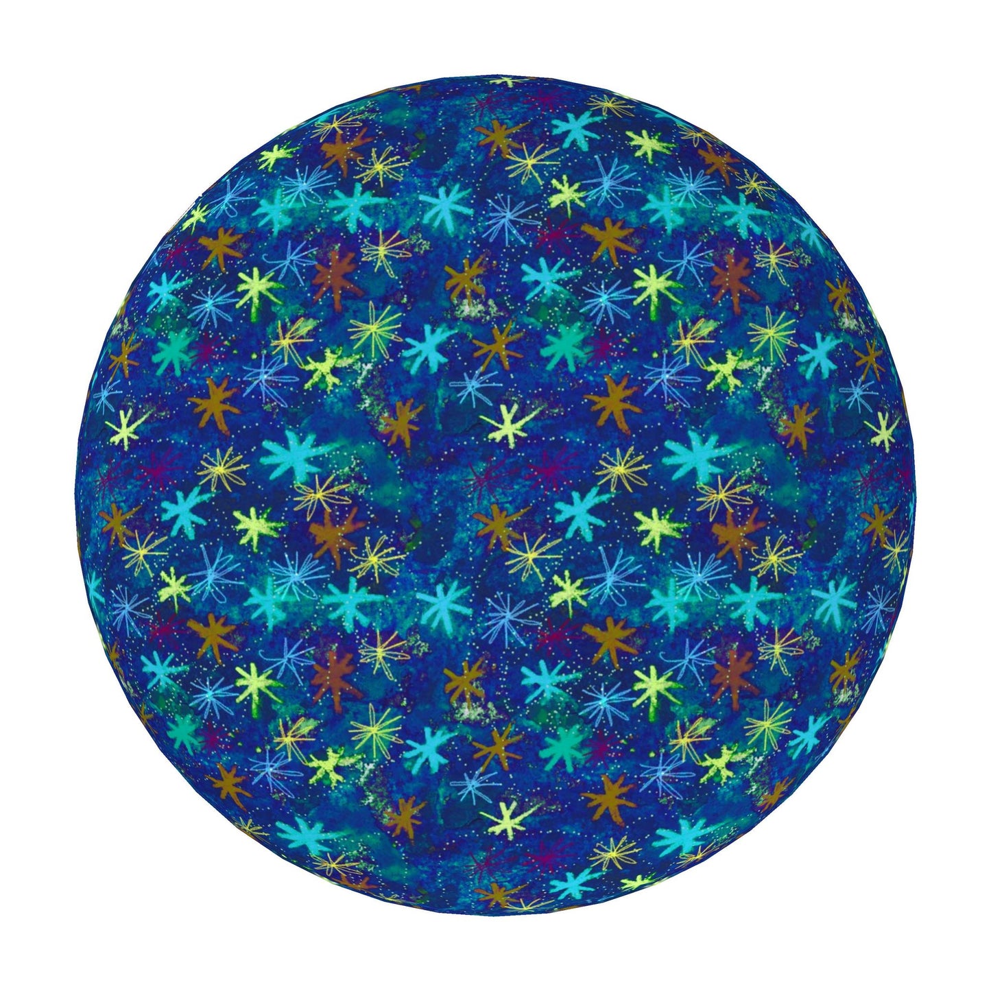 Blue StarryFootstool (Round, Square, Hexagonal)