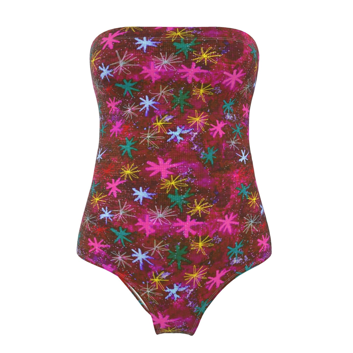 Starry Swimsuit Strapless