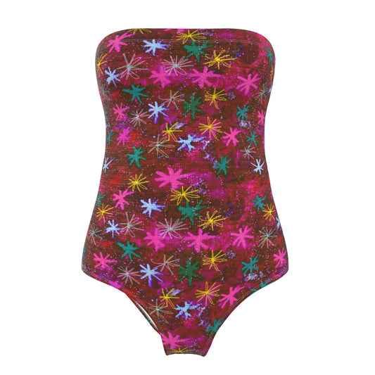 Starry Swimsuit Strapless