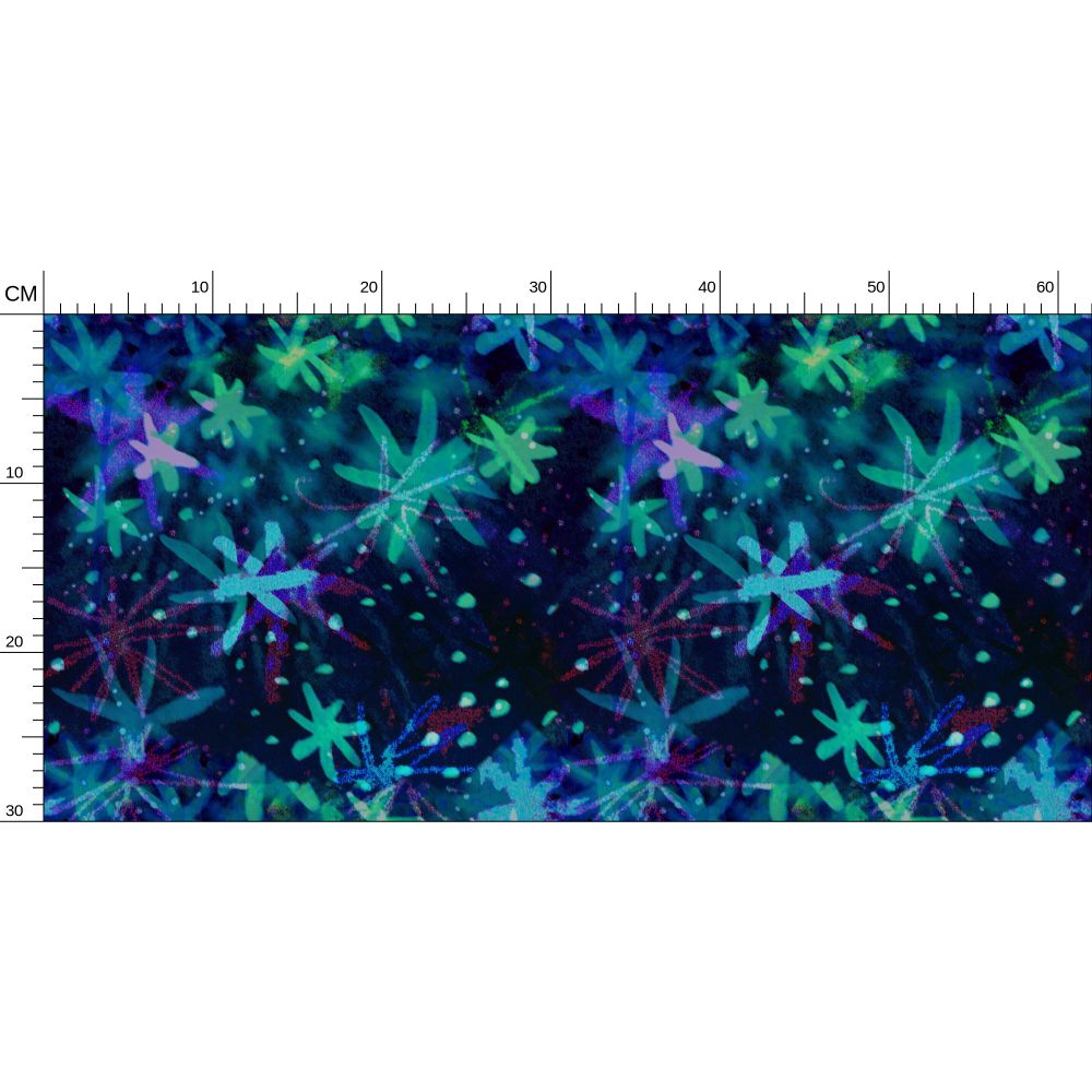 Moonlit Stars Repeat Pattern Wallpaper
