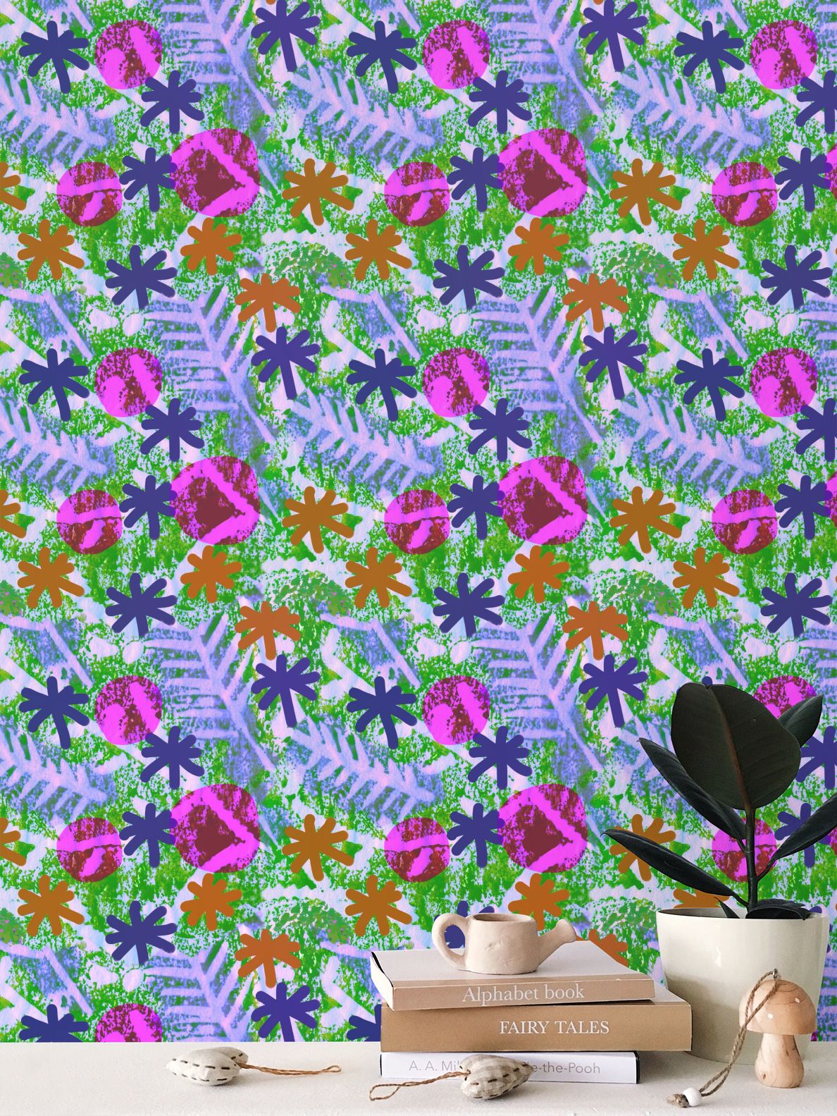 Lumi Leaf Repeat Pattern Wallpaper