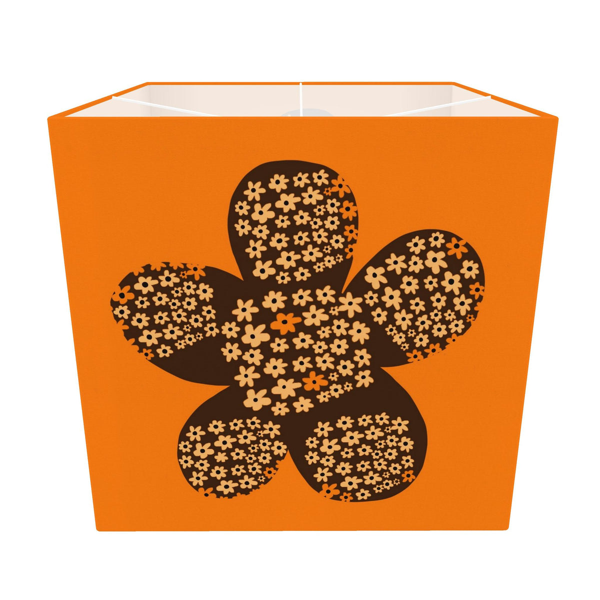 Flowery Powery Square Lamp Shade