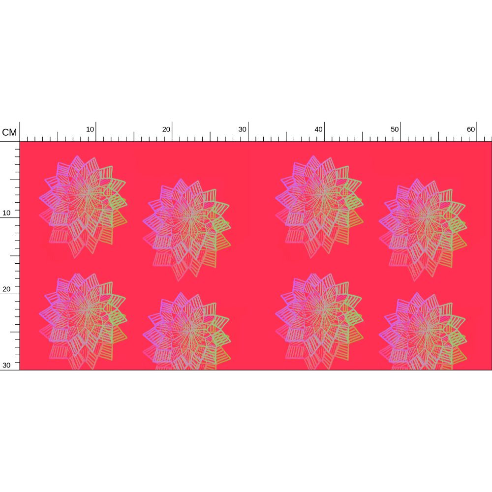 Starry Flowers Pattern Wallpaper