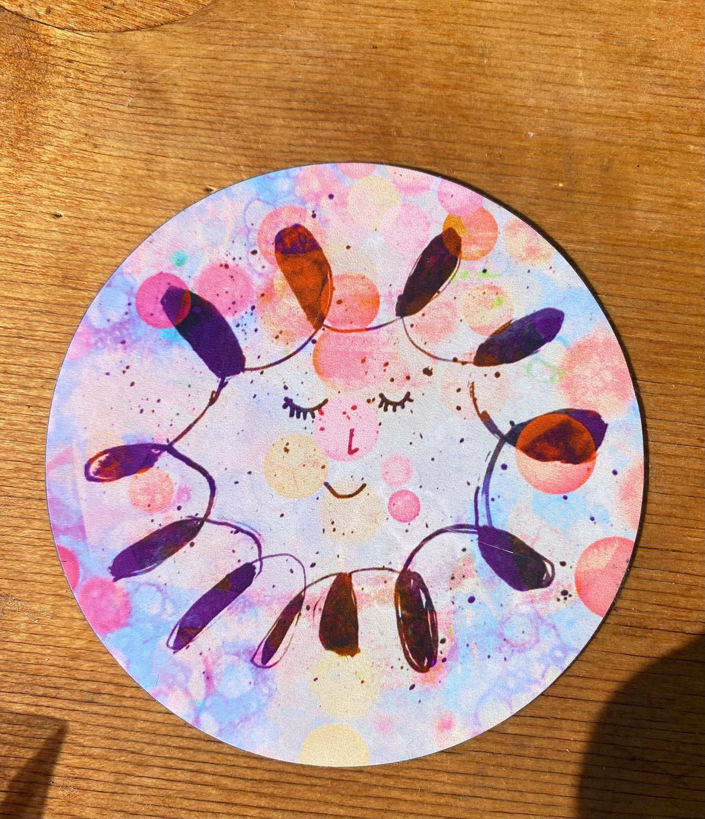 Inky Sun Magnet
