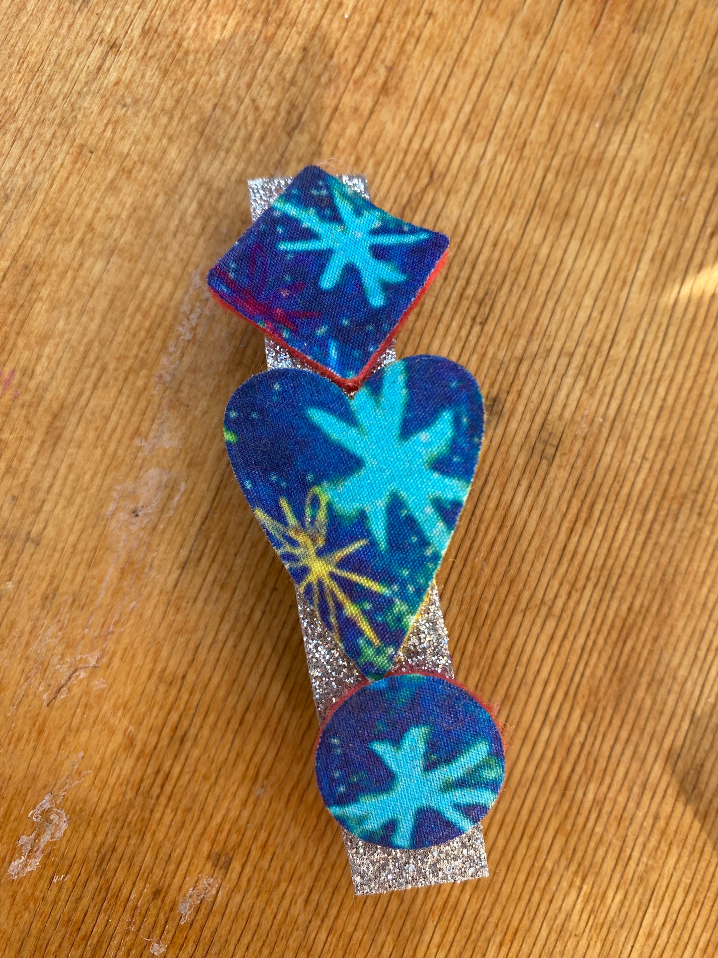 Celestial hair clip Hearts