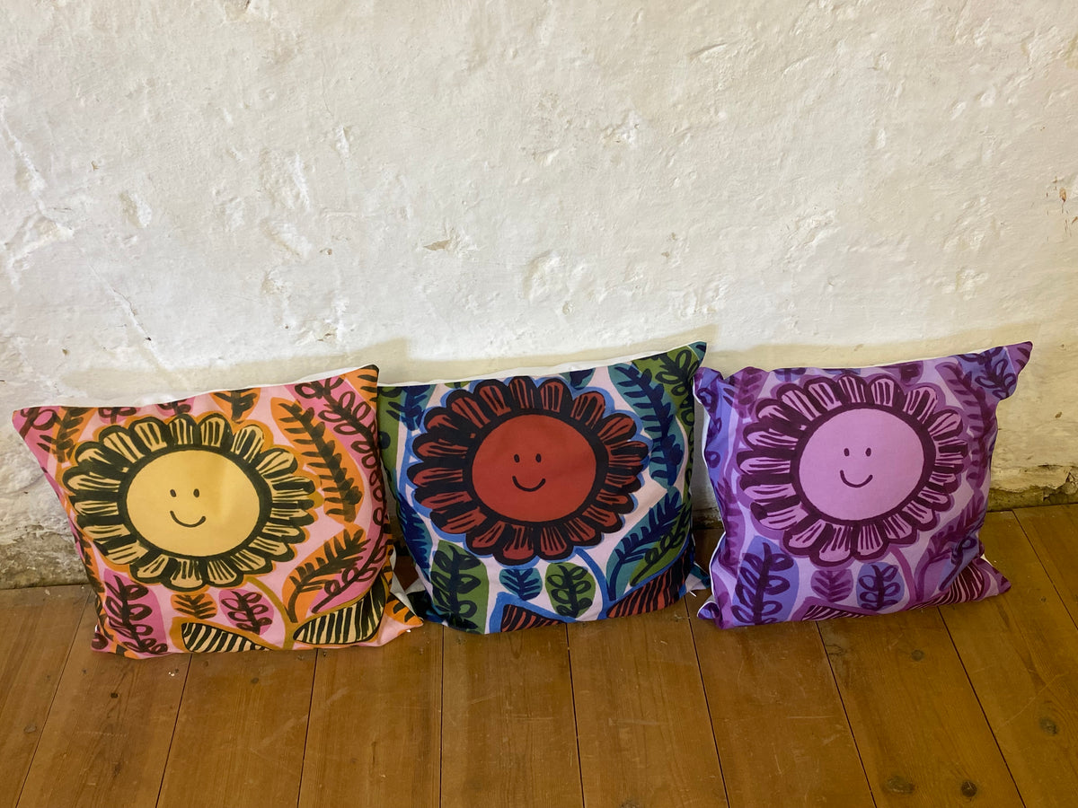 Happy Flower Cushion