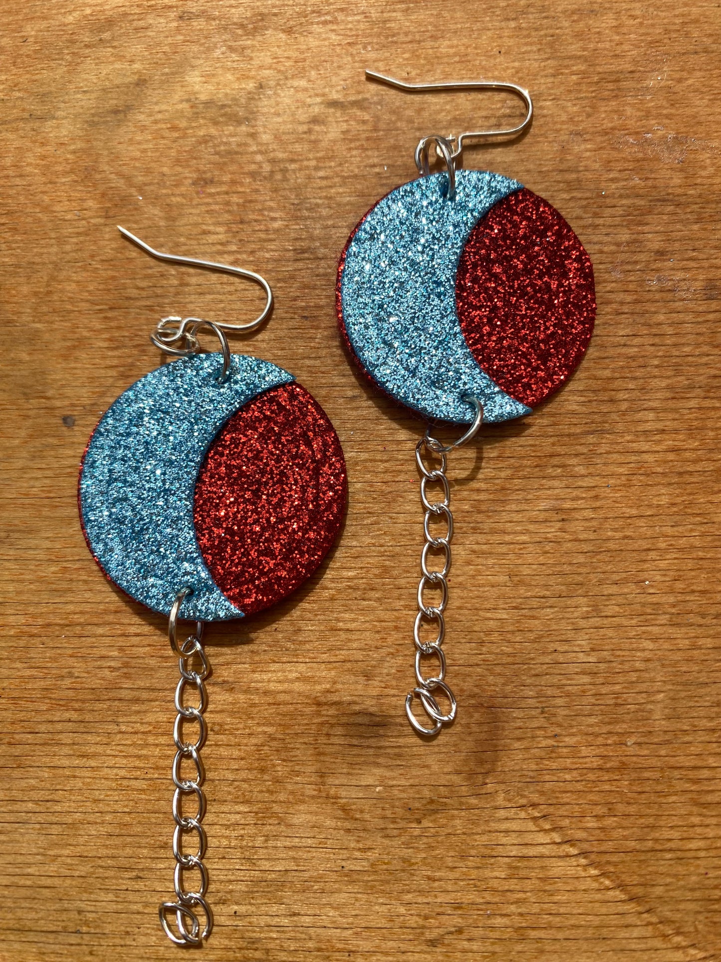 Moon Glitter Earrings